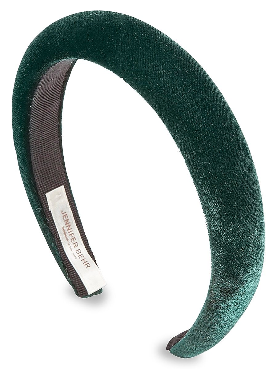 Women's Tori Velvet Headband - Emerald