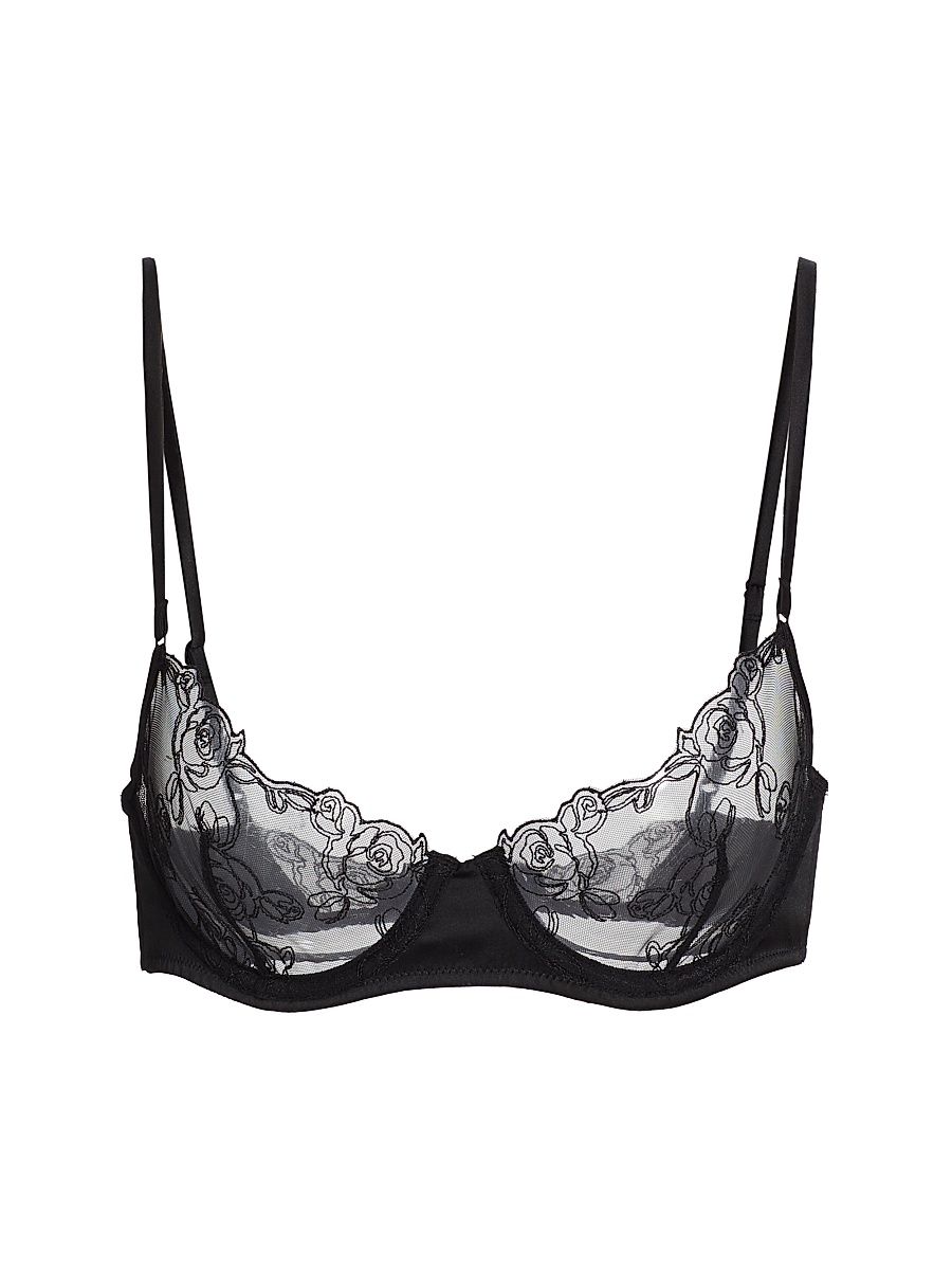Women's La Rose Demi Bra - Black - Size 36C