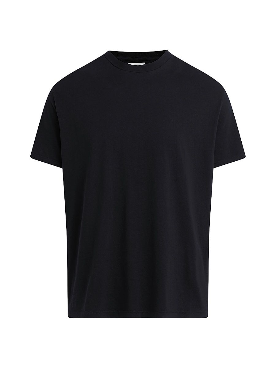 Men's Bespoke Cotton T-Shirt - Black - Size XXL