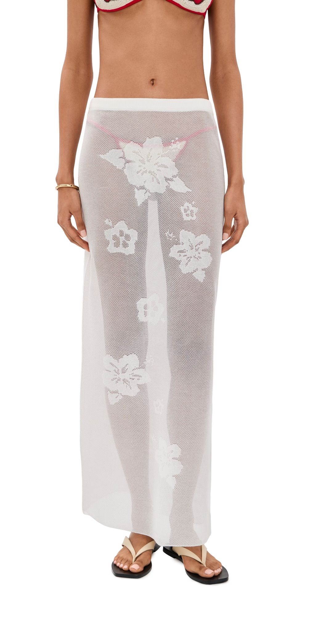 Leslie Amon Emma Skirt White S