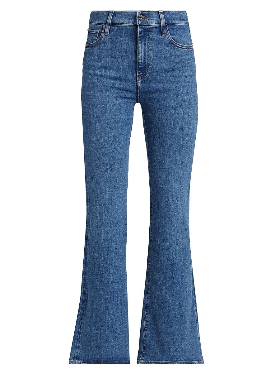 Women's The Icon Mid-Rise Stretch Flare Jeans - Canals - Size 30