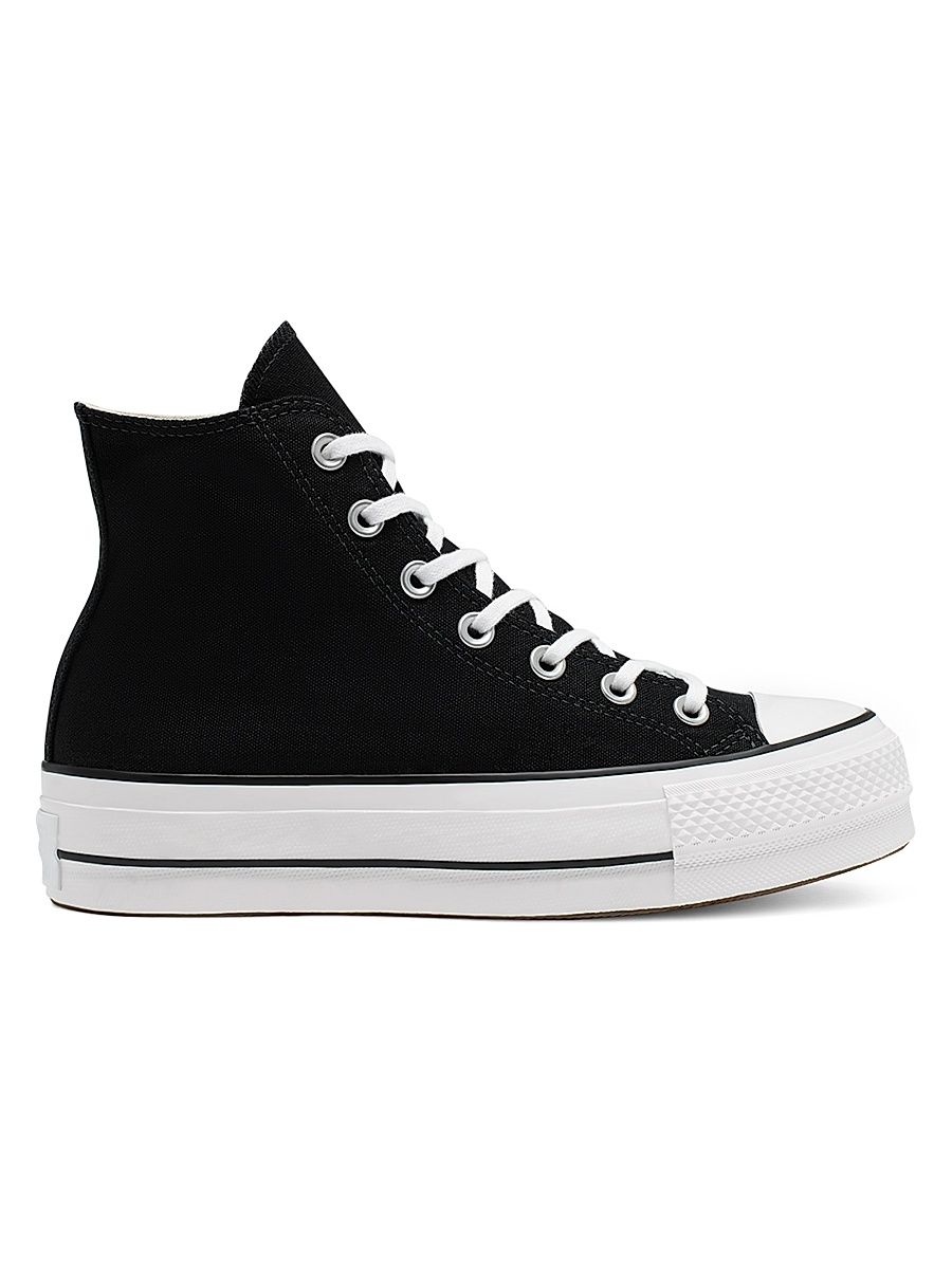 Women's Chuck Taylor All Star Platform High-Top Sneakers - Black White - Size 9.5