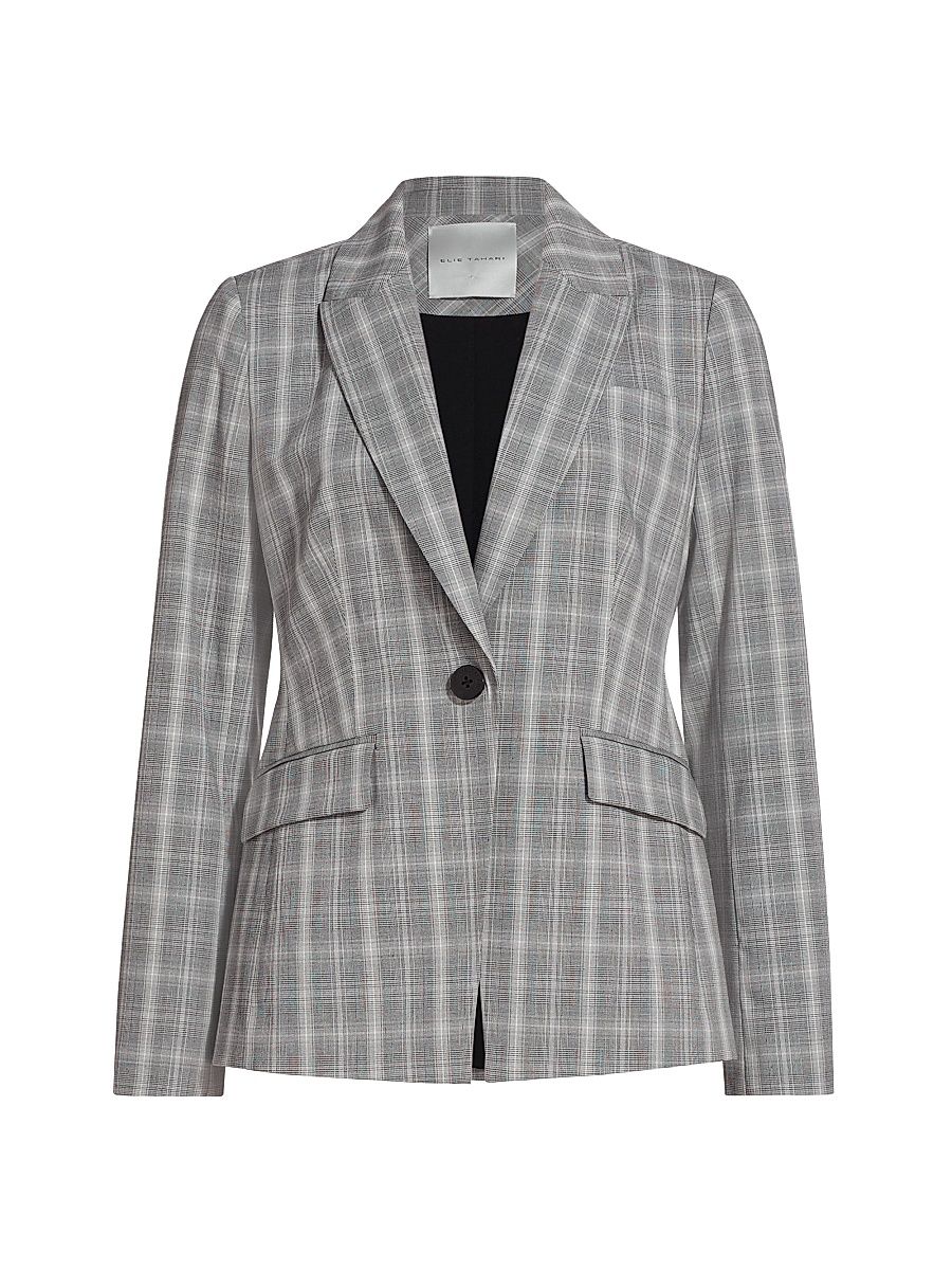 Women's The Taylor Plaid Blazer - Taylor Plaid - Size 12