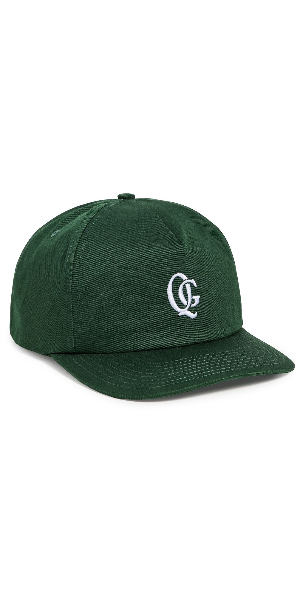Quiet Golf Monogram 5-Panel Cap Forest One Size