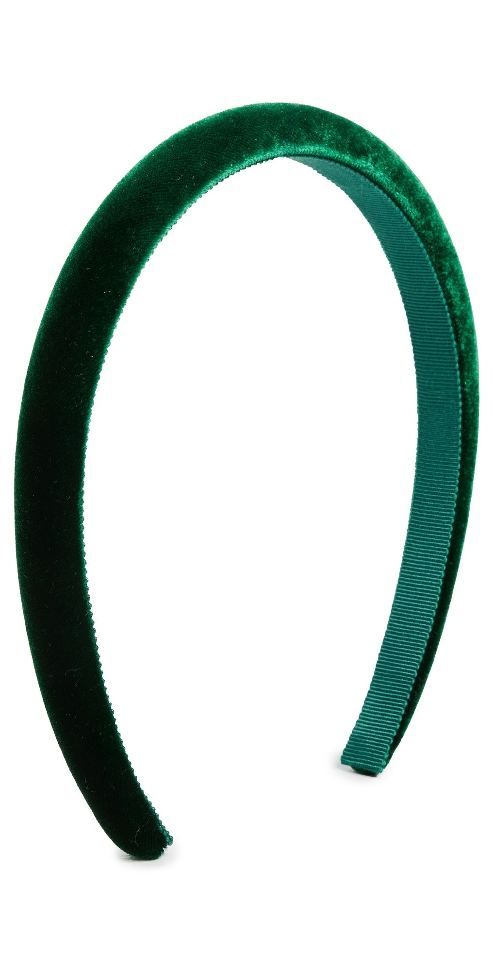 Jennifer Behr Tiana Headband In Velvet Emerald One Size