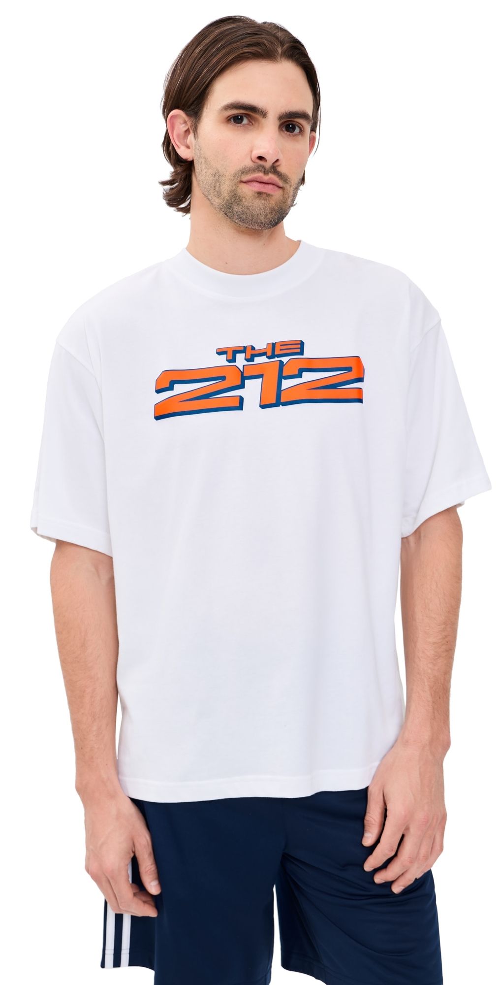 adidas NY City Tee White/Collegiate Royal S