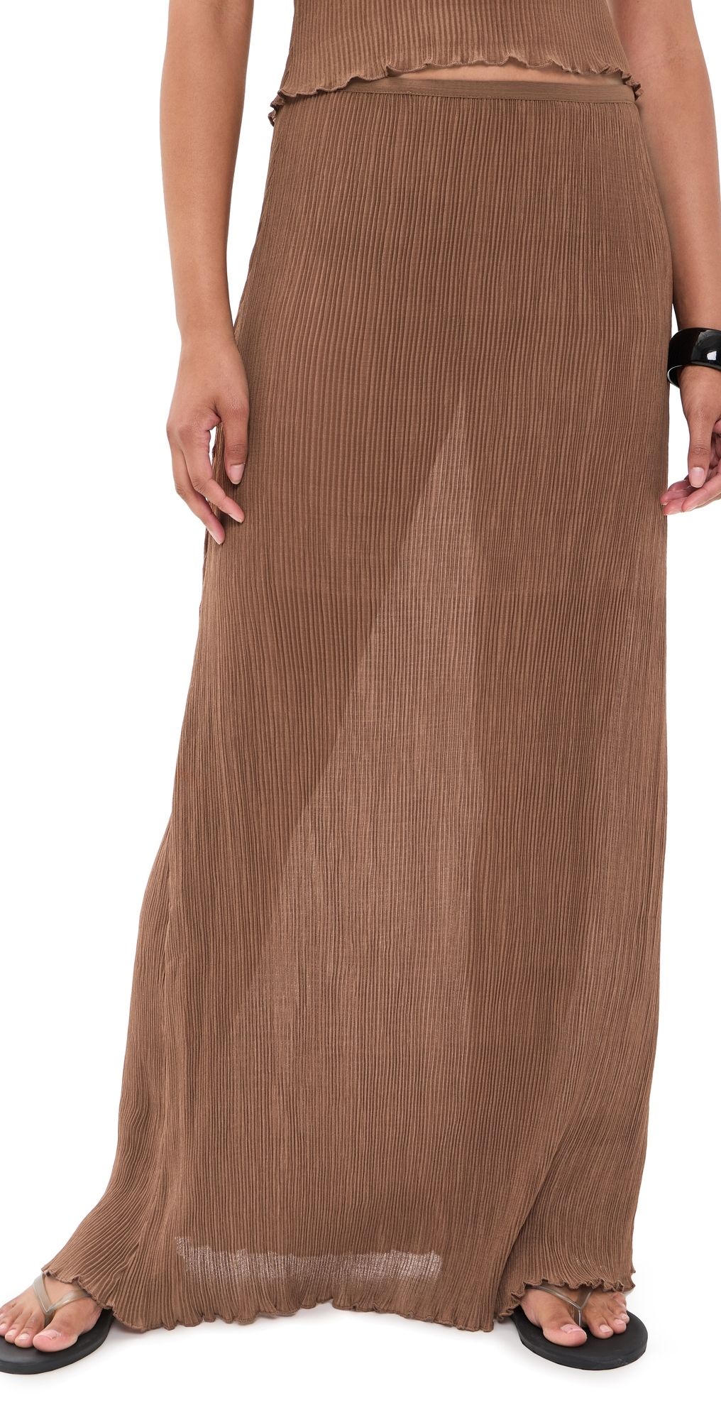 Lioness Ford Maxi Skirt Cocoa XXS