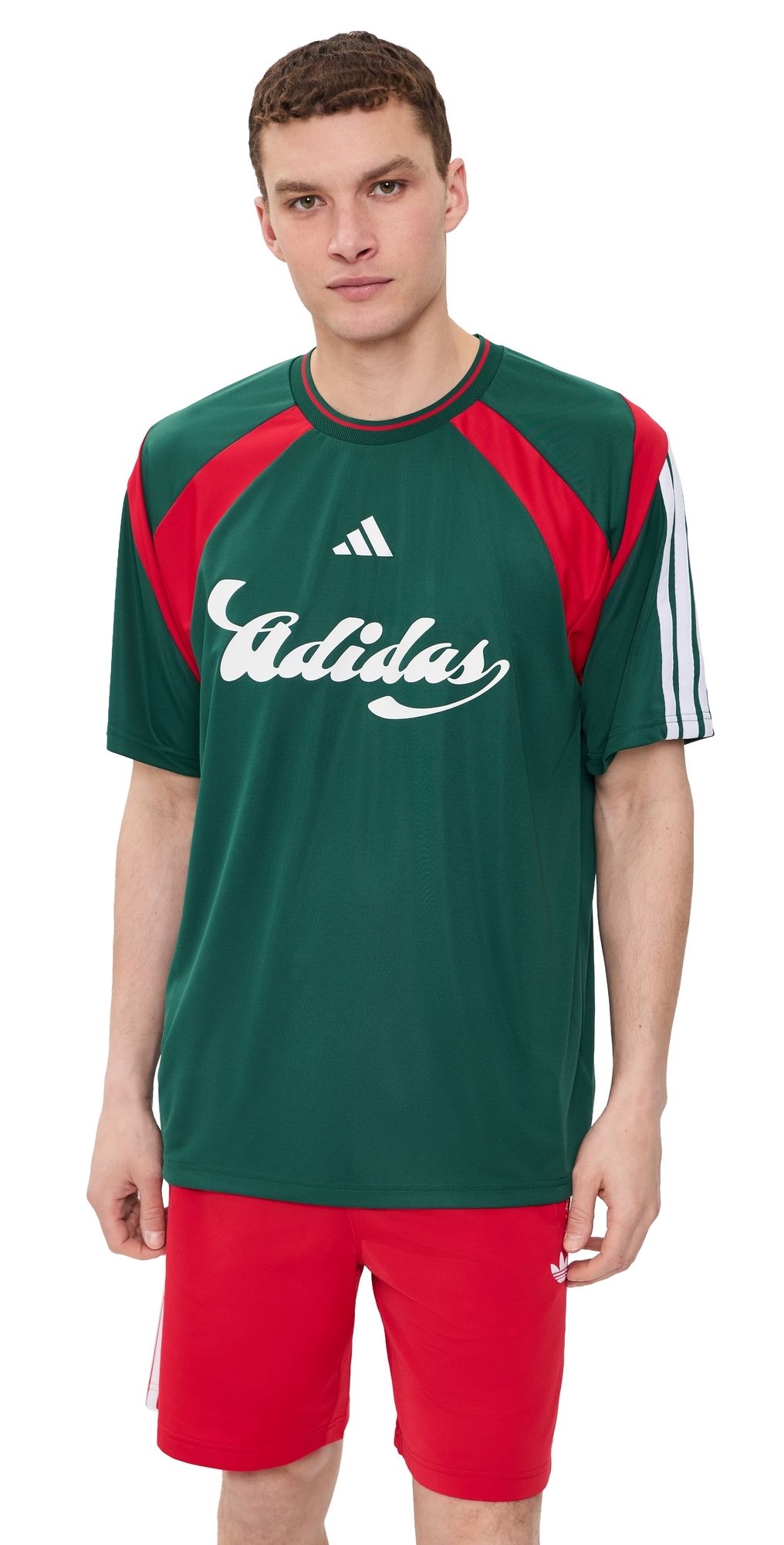 adidas House of Tiro Nations Track Top Team Dark Green/Better Scarlet L
