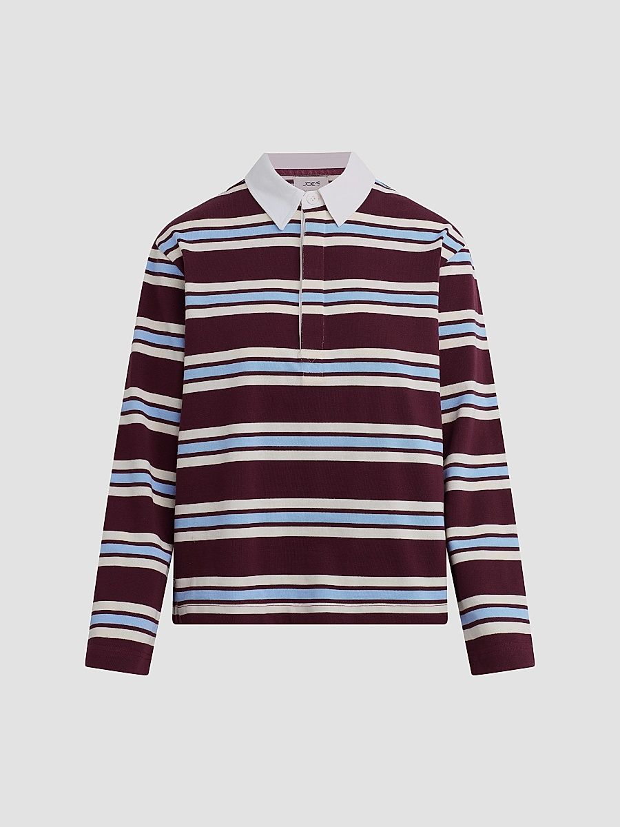 Women's The Dylan Rugby Shirt - Oxblood Sky Rugby - Size XS