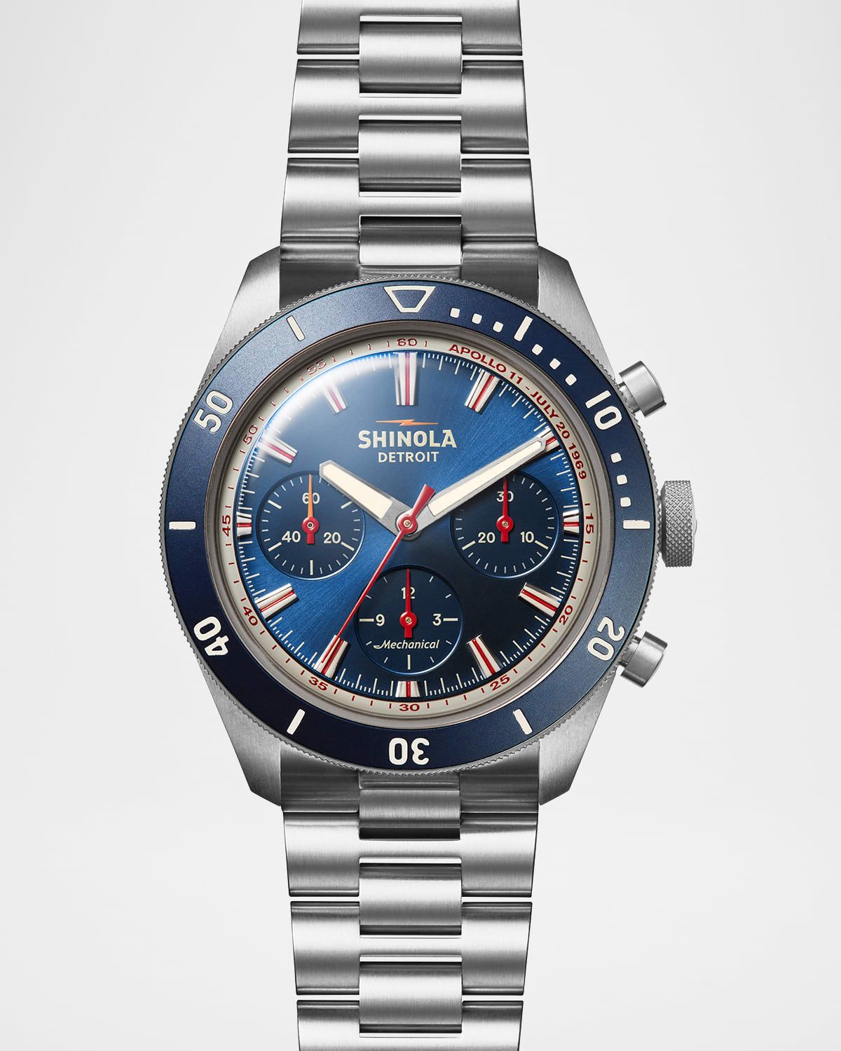 43mm Monster Chronograph Titanium Bracelet Watch