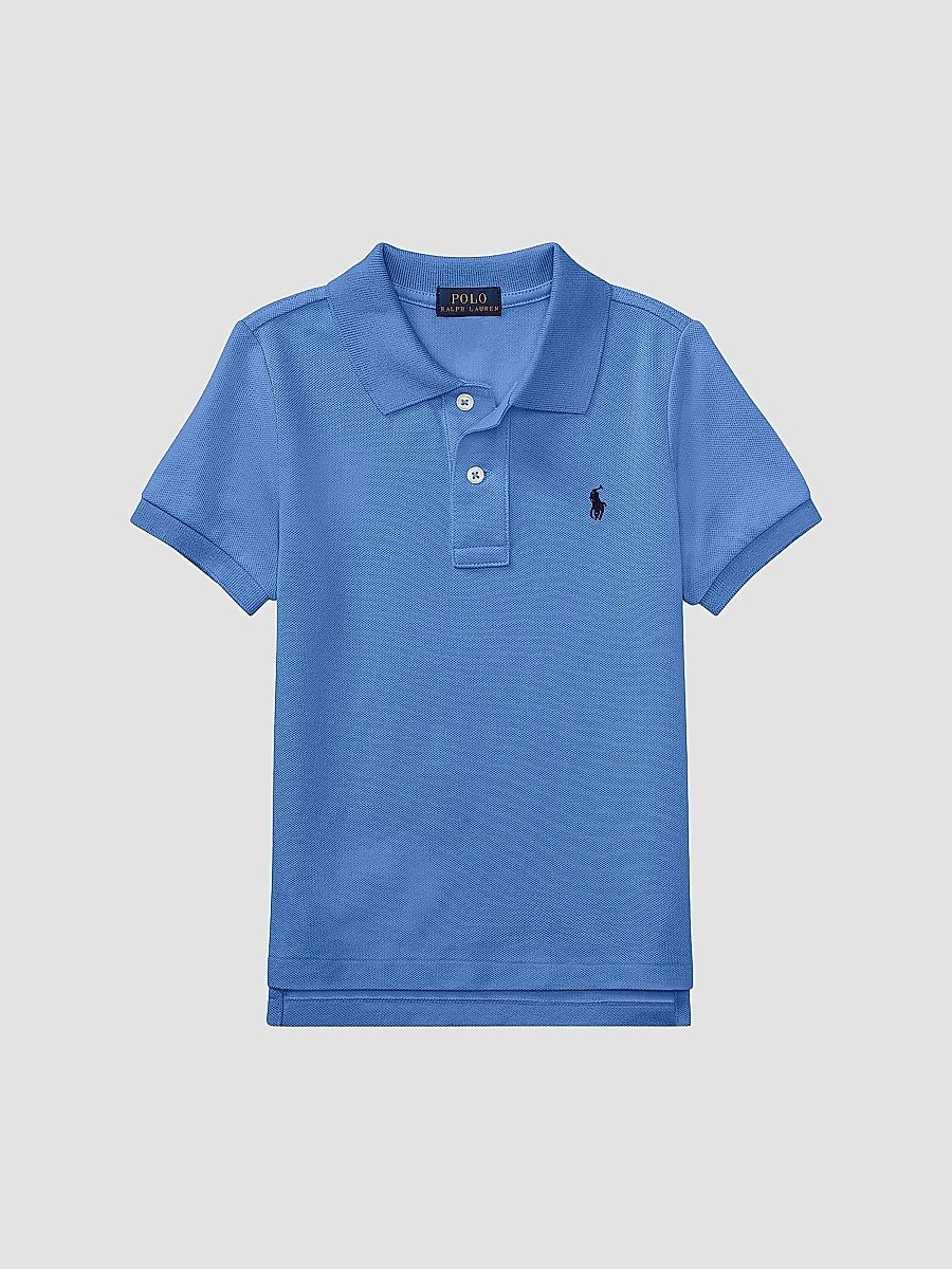 Polo Ralph Lauren Boy's Little Boy's & Boy's Classic Mesh Knit Polo - Blue - Size 18