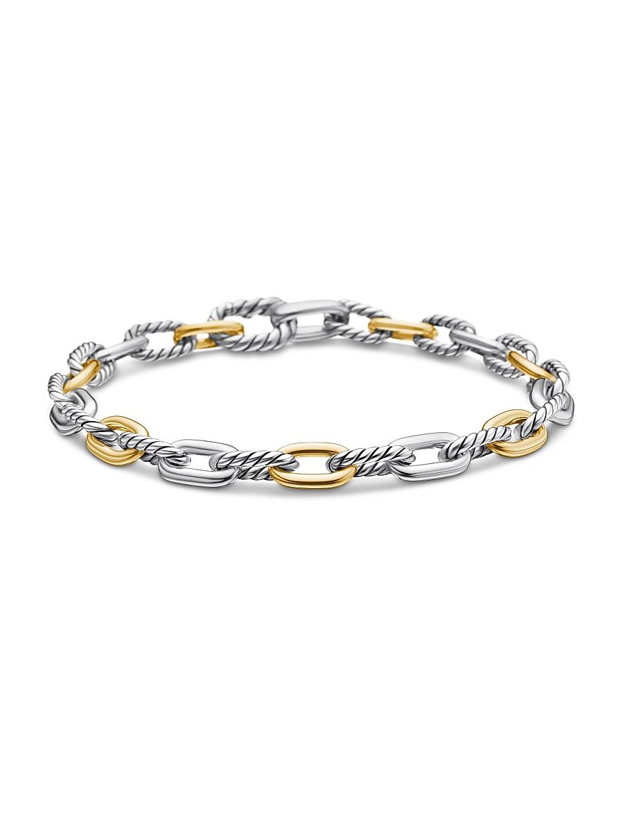 Women's DY Madison Chain Bracelet in Sterling Silver - Silver - Size Large