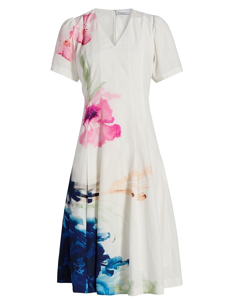 Women's The Layla Floral Spray Dress - Floral Spray Print - Size 6