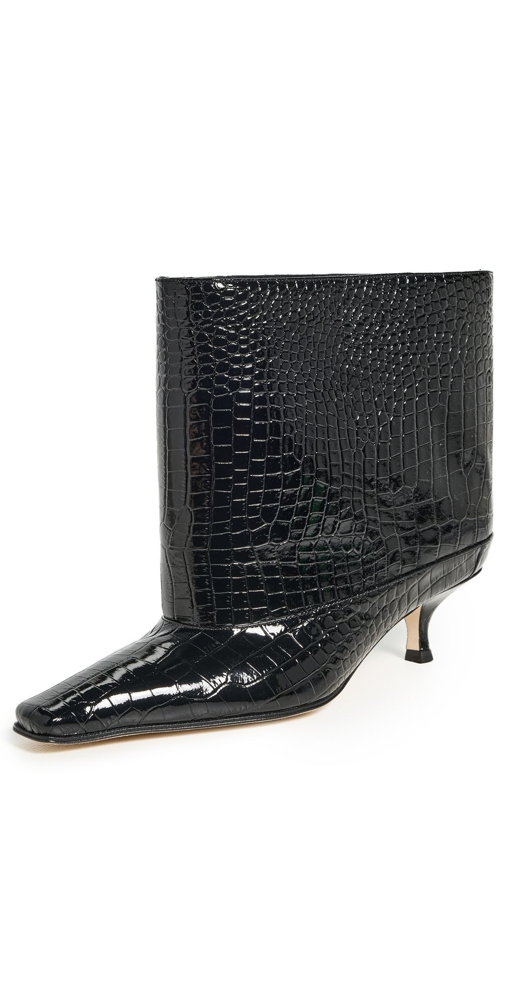 A. W.A. K.E. MODE Super Short Dana Boots Black 35