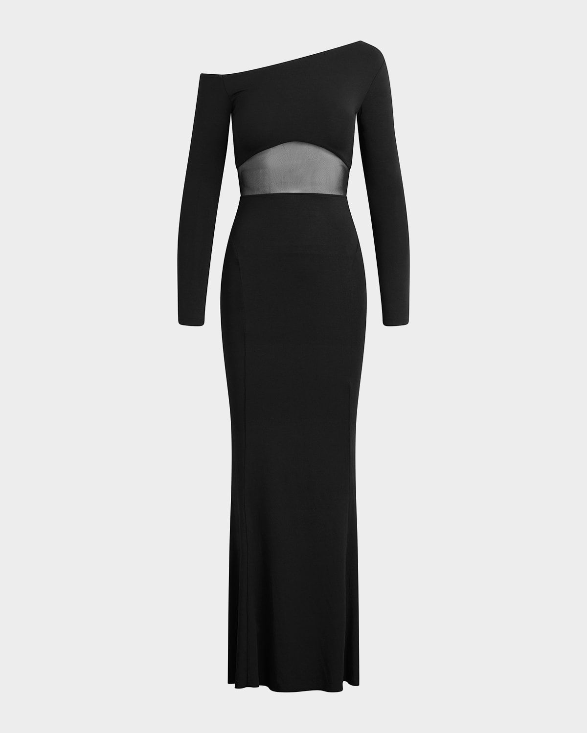 The Hold Me Asymmetric Maxi Dress