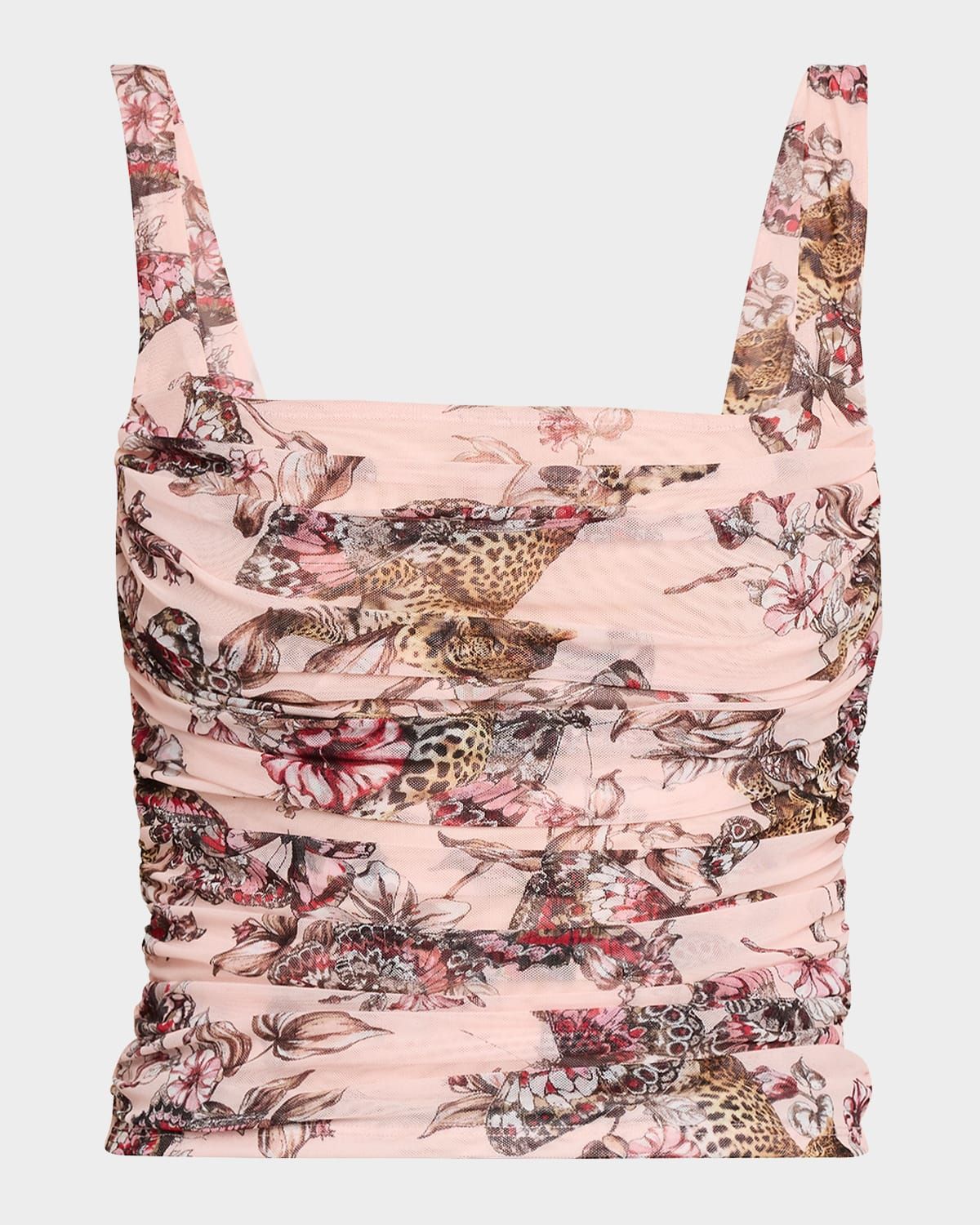 Rasha Shirred Tank Top