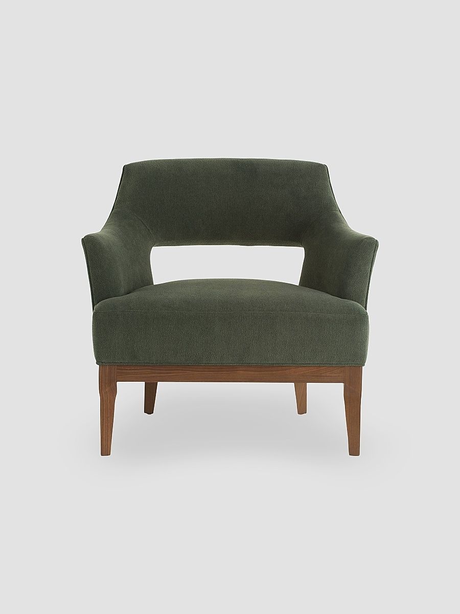 Laurette Performance Chenille Chair - Green