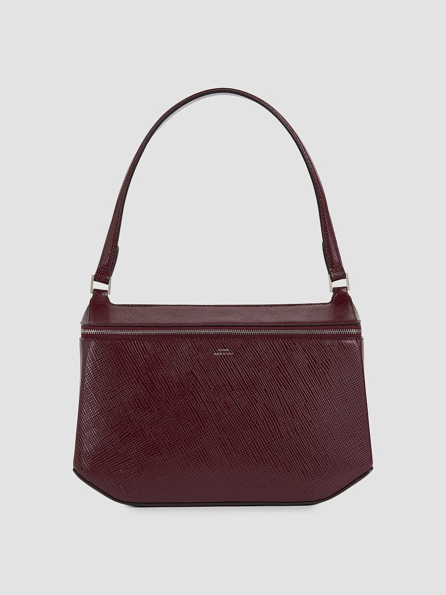 Toteme Women's Clip Palmellato-Patent Shoulder - Cherry