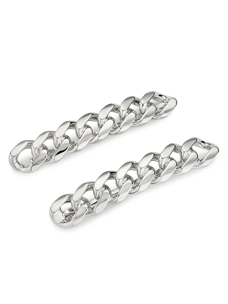Women's Maillon Chain Bobby Pin Set - Silver