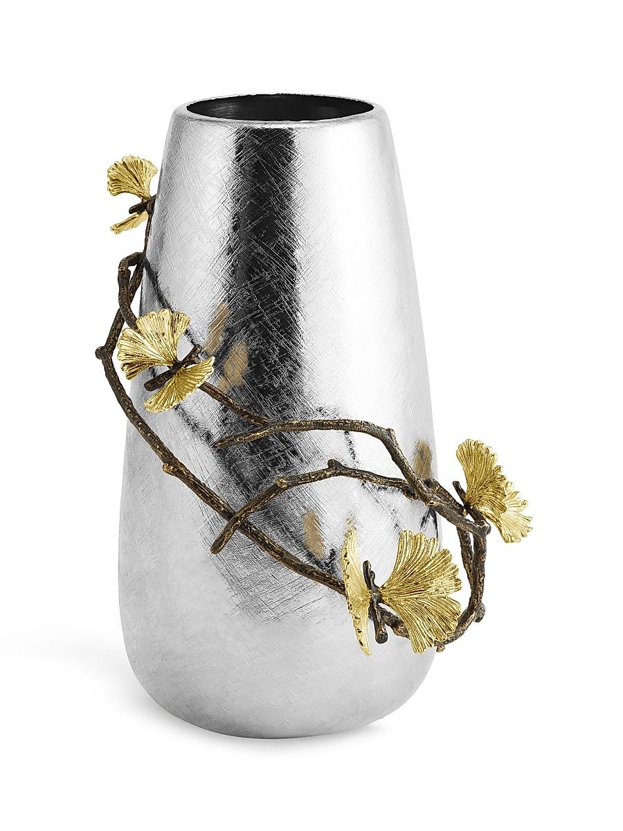 Butterfly Ginkgo Large Vase