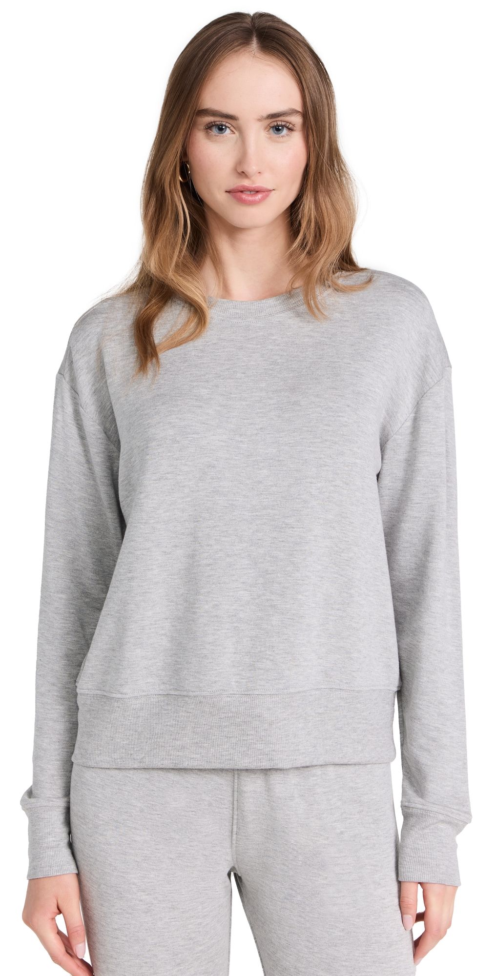 Splits59 Sonja Fleece Sweatshirt Heather Grey XS