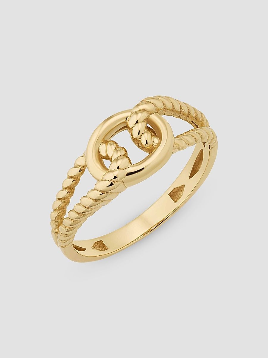 Women's Marina Ring in 14K Yellow Gold - Gold - Size 9
