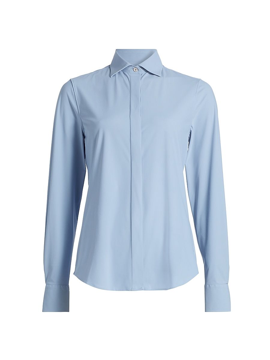 Women's Rosyna Jersey Shirt - Retro Blue - Size 8