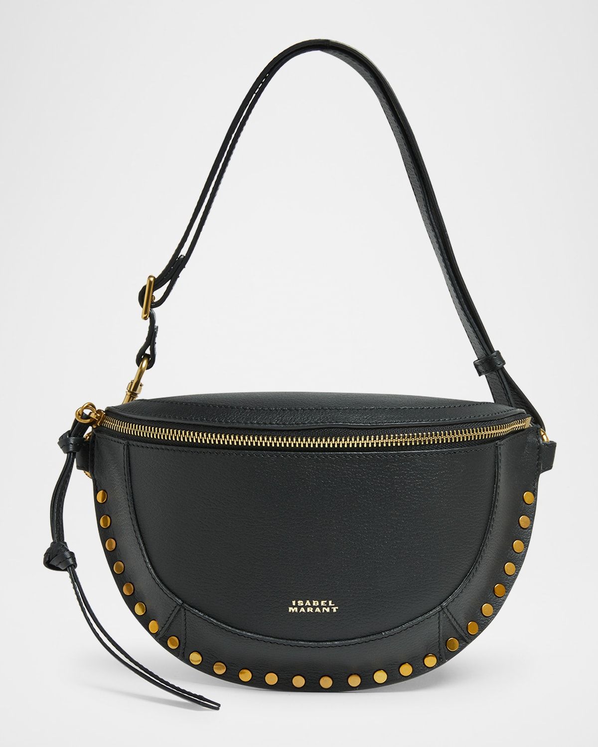 Skano Studded Leather Shoulder Bag