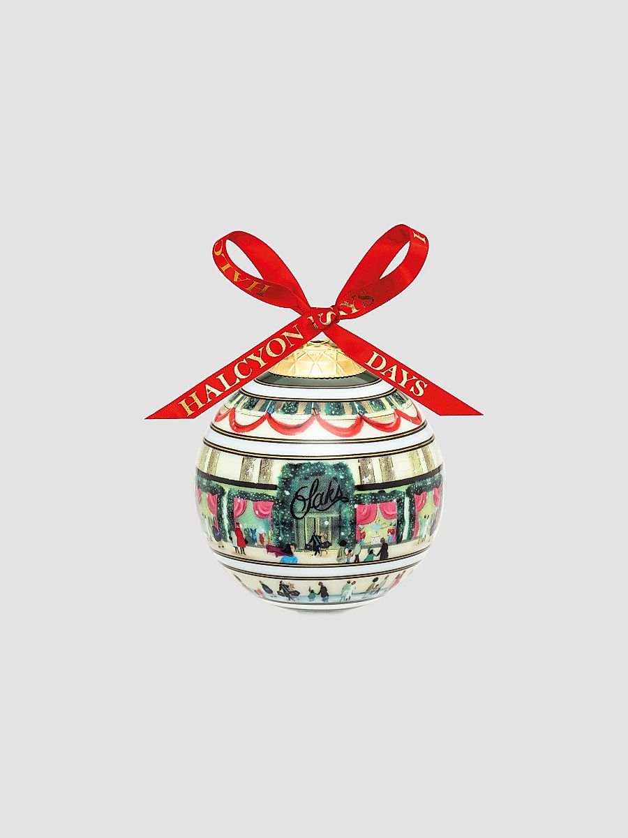 Saks Fifth Avenue Holiday Shopping Ornament