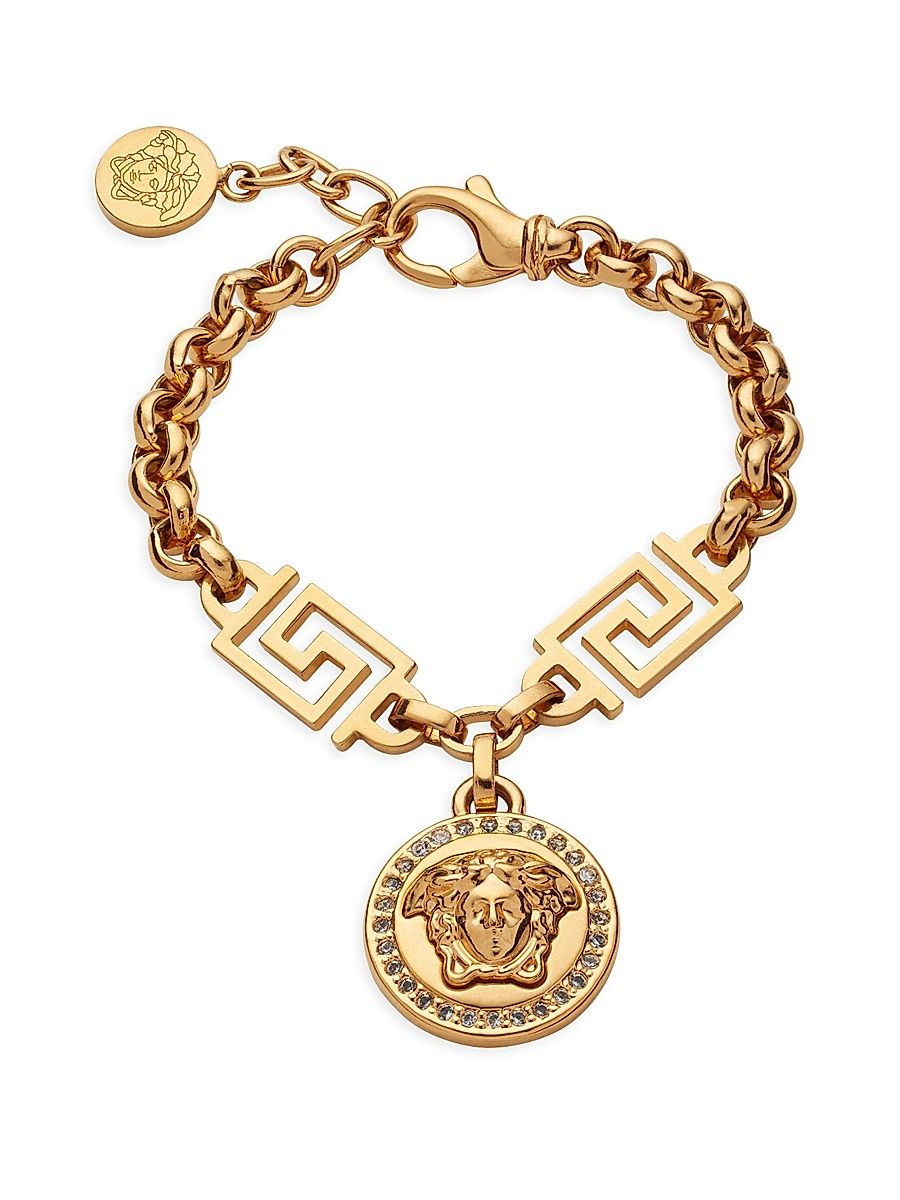 Women's Icon Medusa Crystal Bracelet - Gold