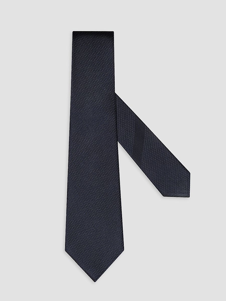 Men's Silk Tie - Navy Blue