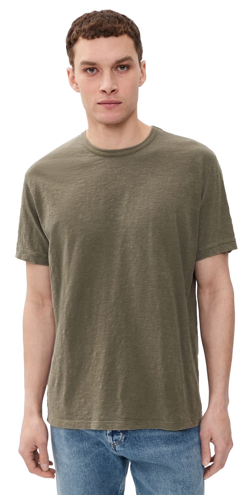 Alex Mill Slub Tee Olive Grey M