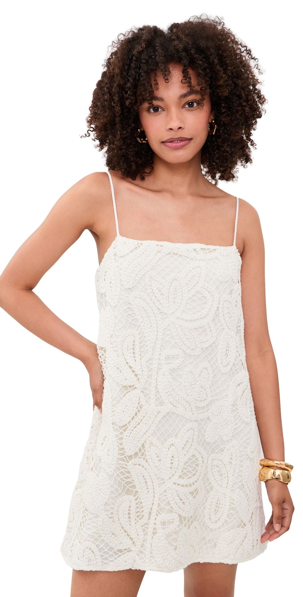 Line & Dot La Dolce Mini Dress White S