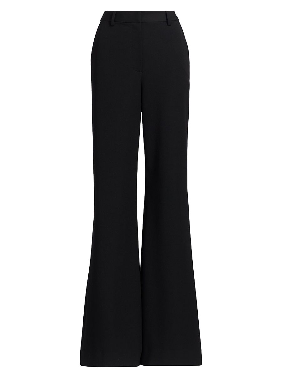 Women's Pilar Wide-Leg Pants - Black - Size 10
