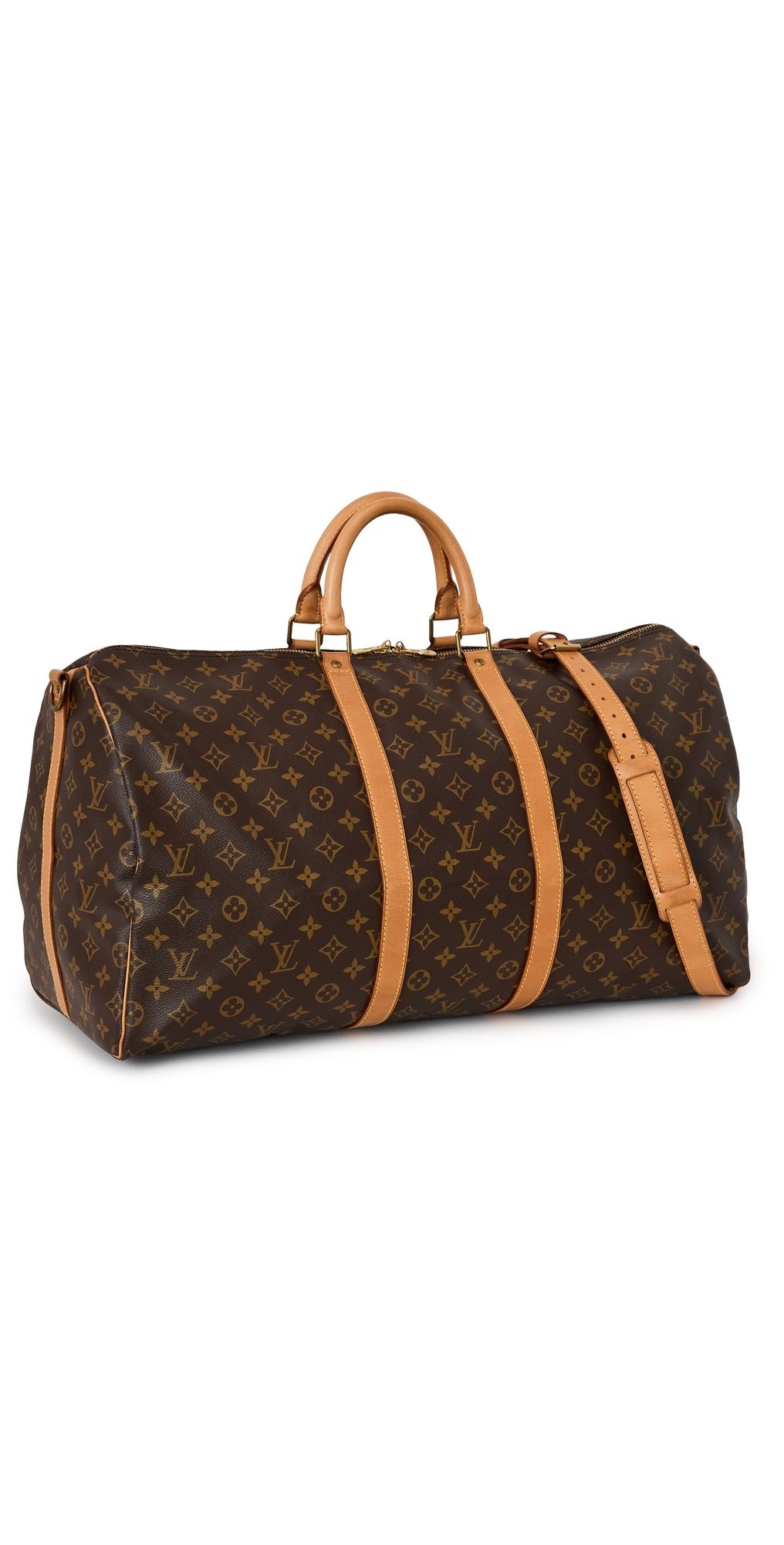 Shopbop Archive Louis Vuitton Keepall Bandouliere 55 Duffle Bag, Monogram Brown One Size