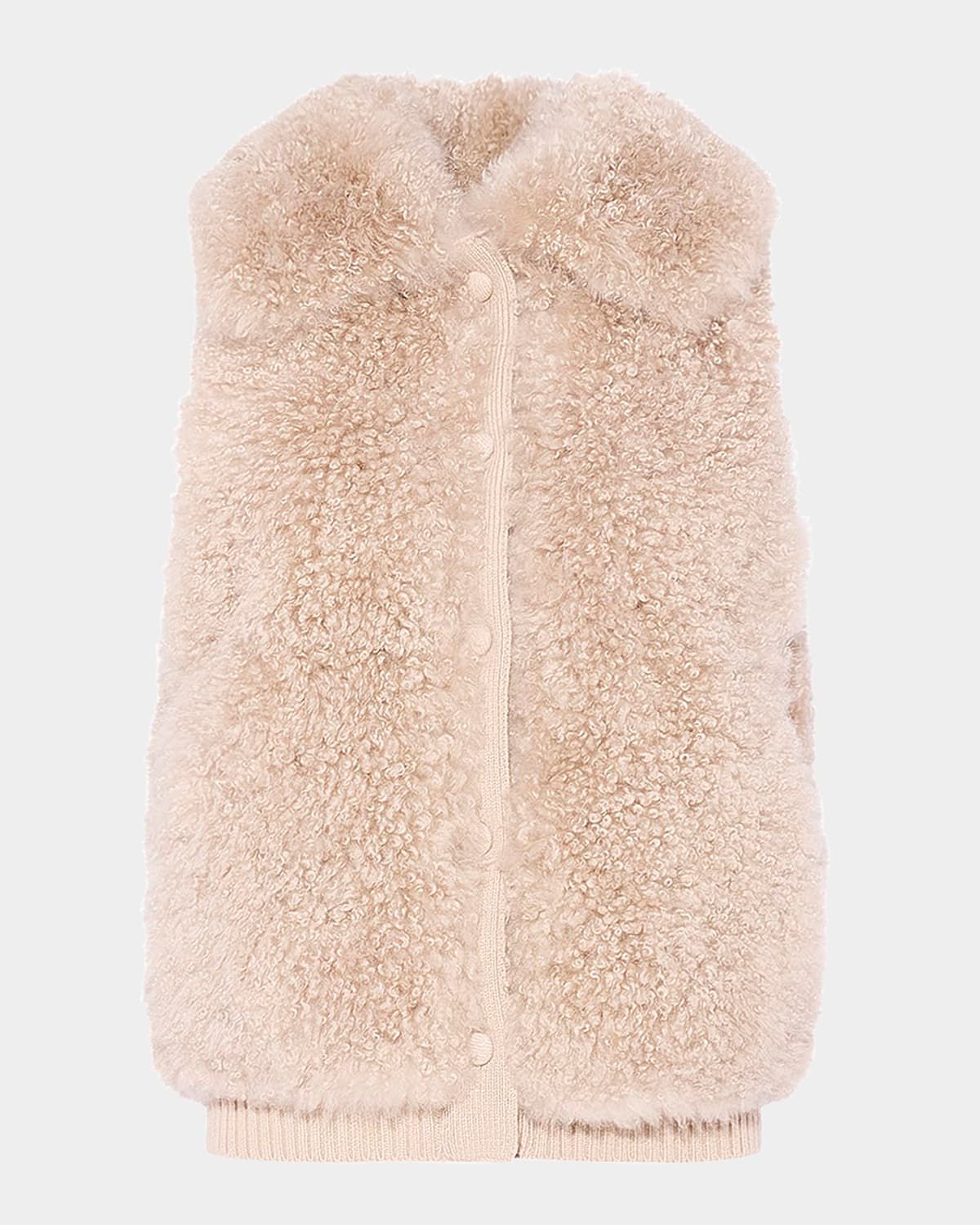 Curly Shearling Vest