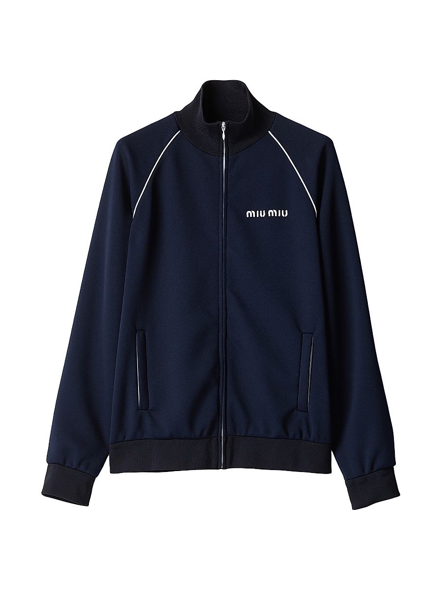 Women's Technical Jersey Blouson Jacket - Blue - Size 6