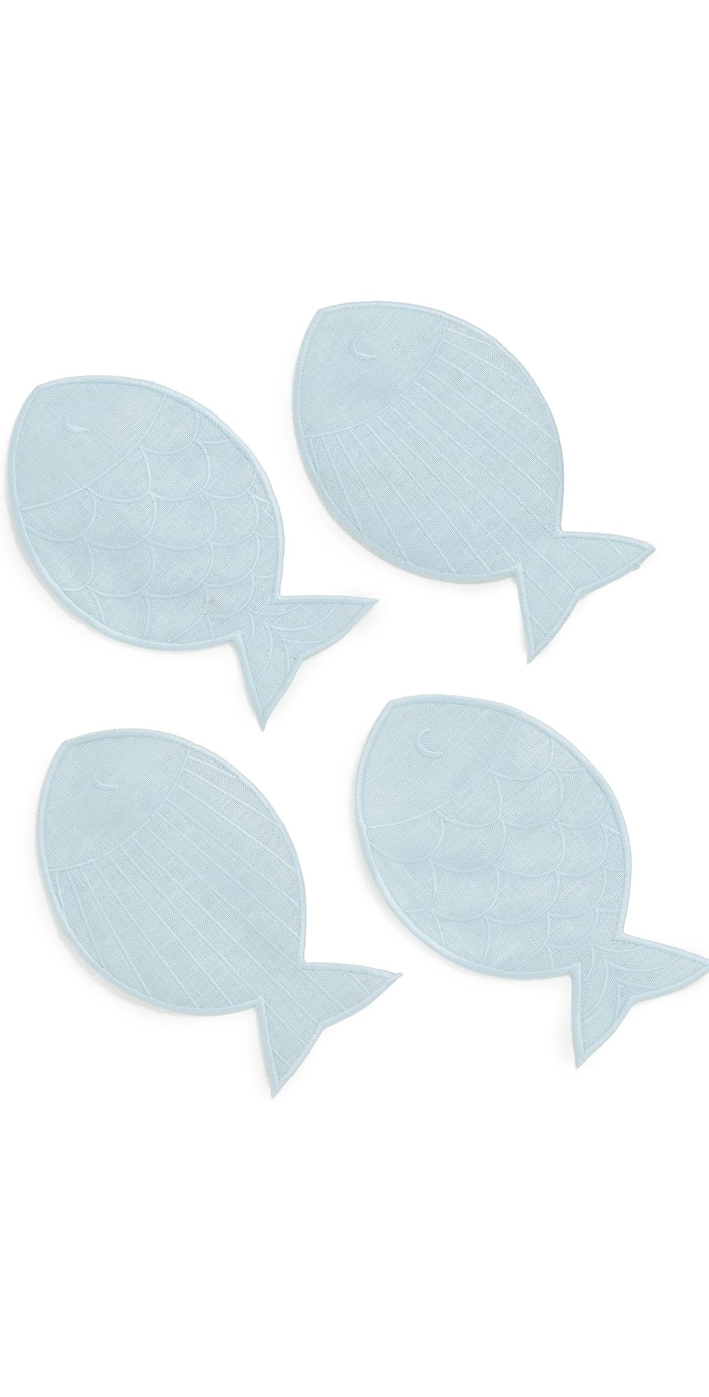 Piecework Puzzles Sardine Napkins Red One Size