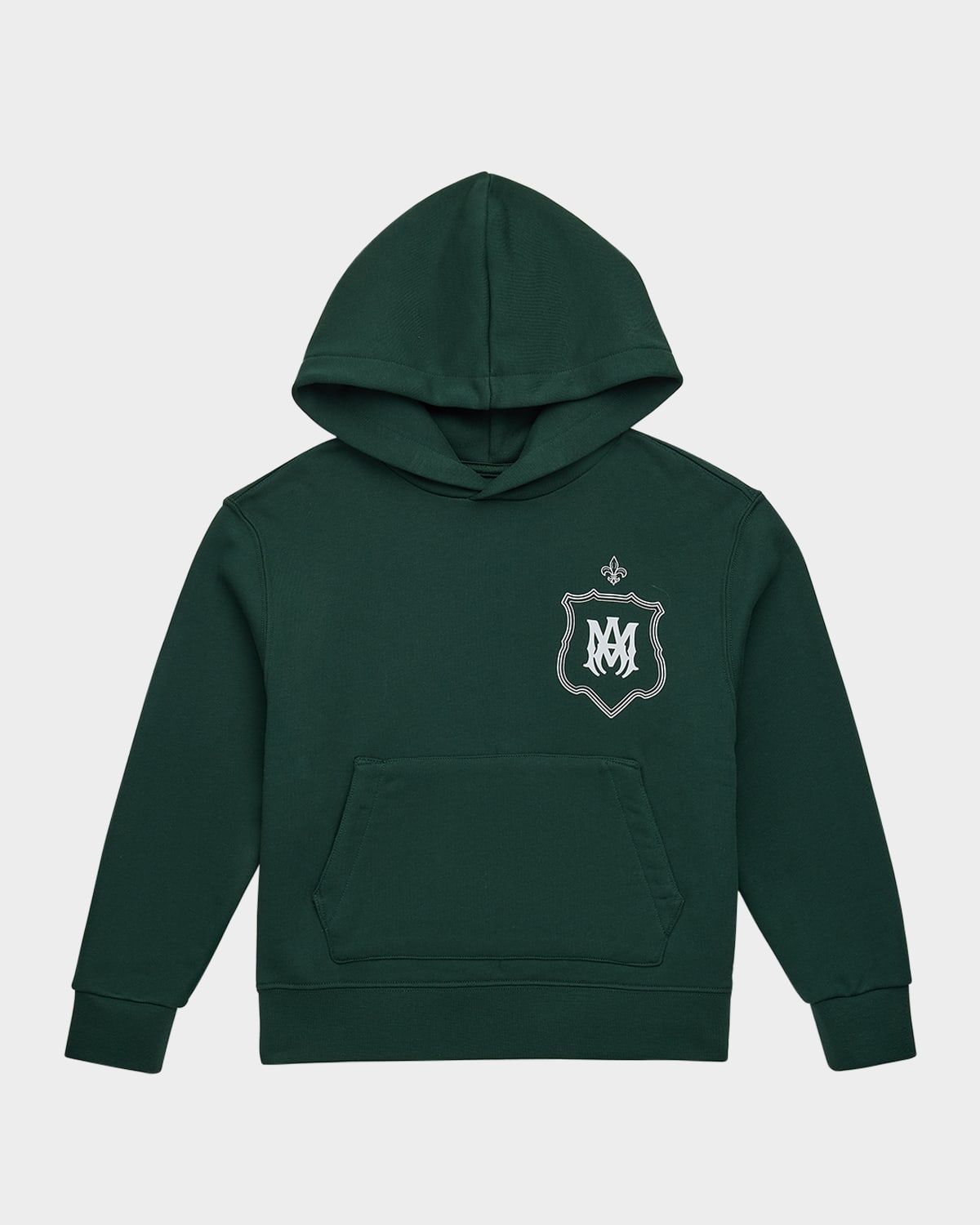 Kid & apos;s MA Crest Cotton Hoodie, Size 4-12