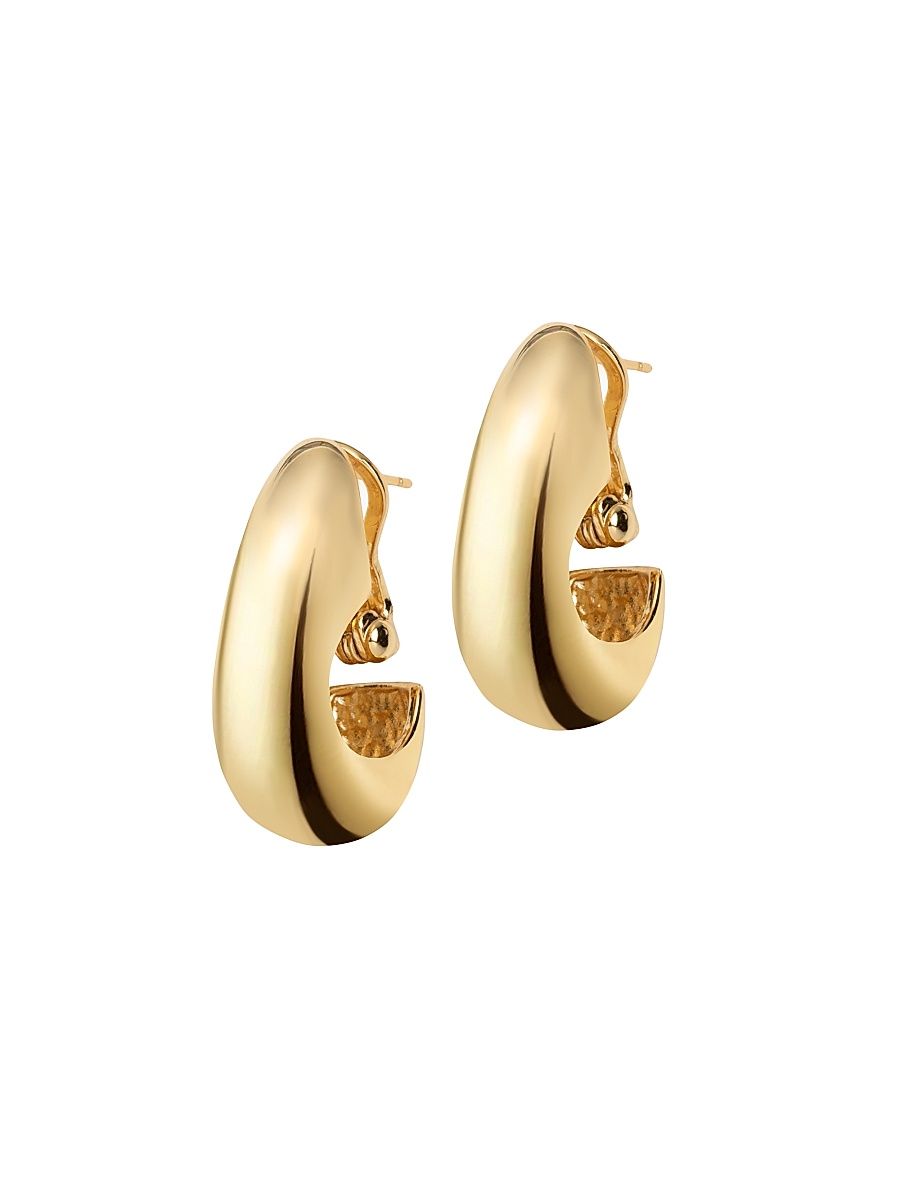 Women's The Modern Deco Nimah 18K-Gold-Plated Earrings - Gold
