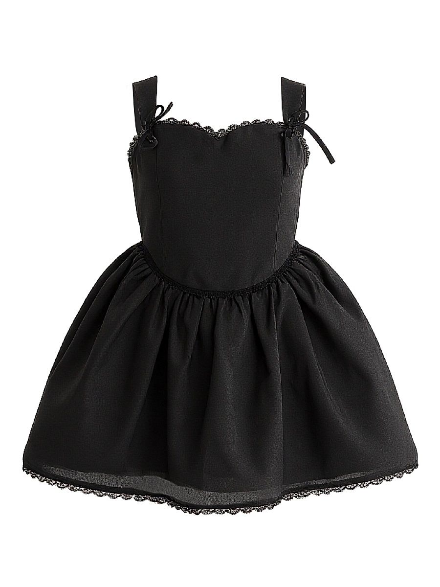 Girl's Belgata Dress - Black - Size 16