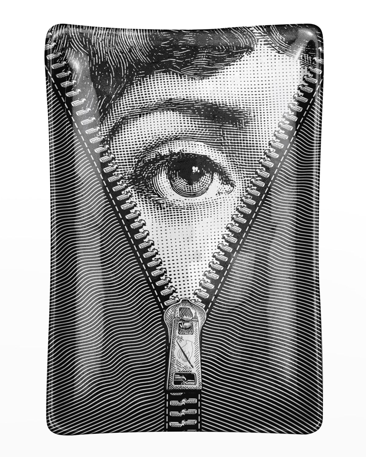 Rectangular Ashtray Tema e Variazioni n401 Zipper Eye