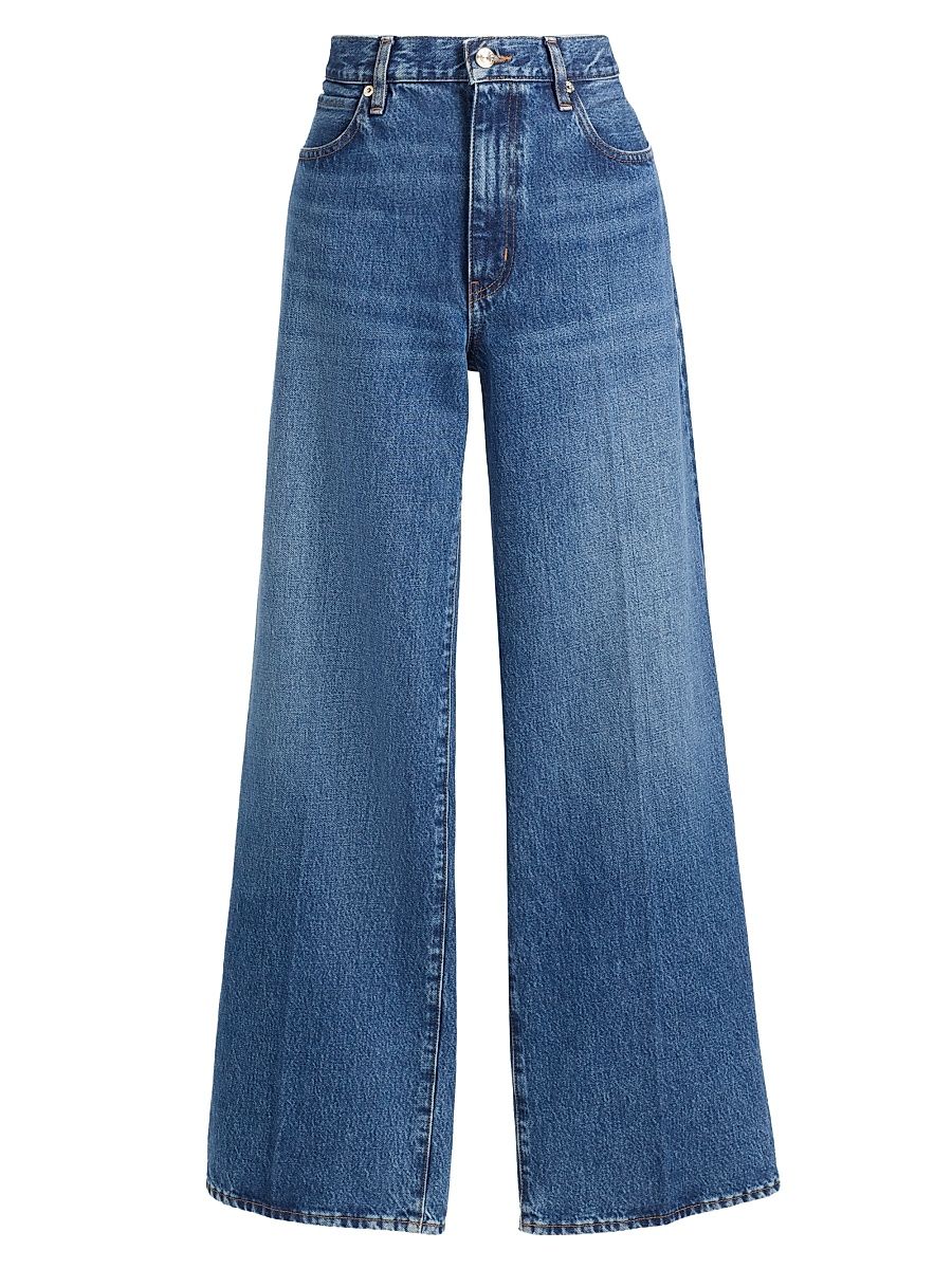 Women's The Stroll Wide-Leg High-Rise Jeans - Partridge - Size 32