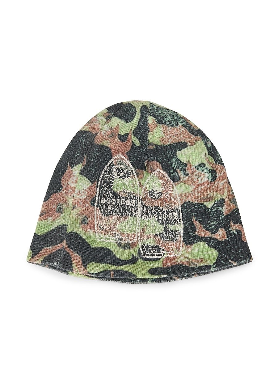 Men's Flame Camo-Knit Beanie