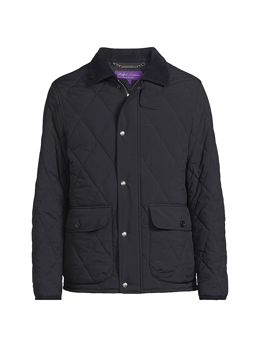Men's Carleton Quilted Down Jacket - Classic Chairman Navy - Size XXL
