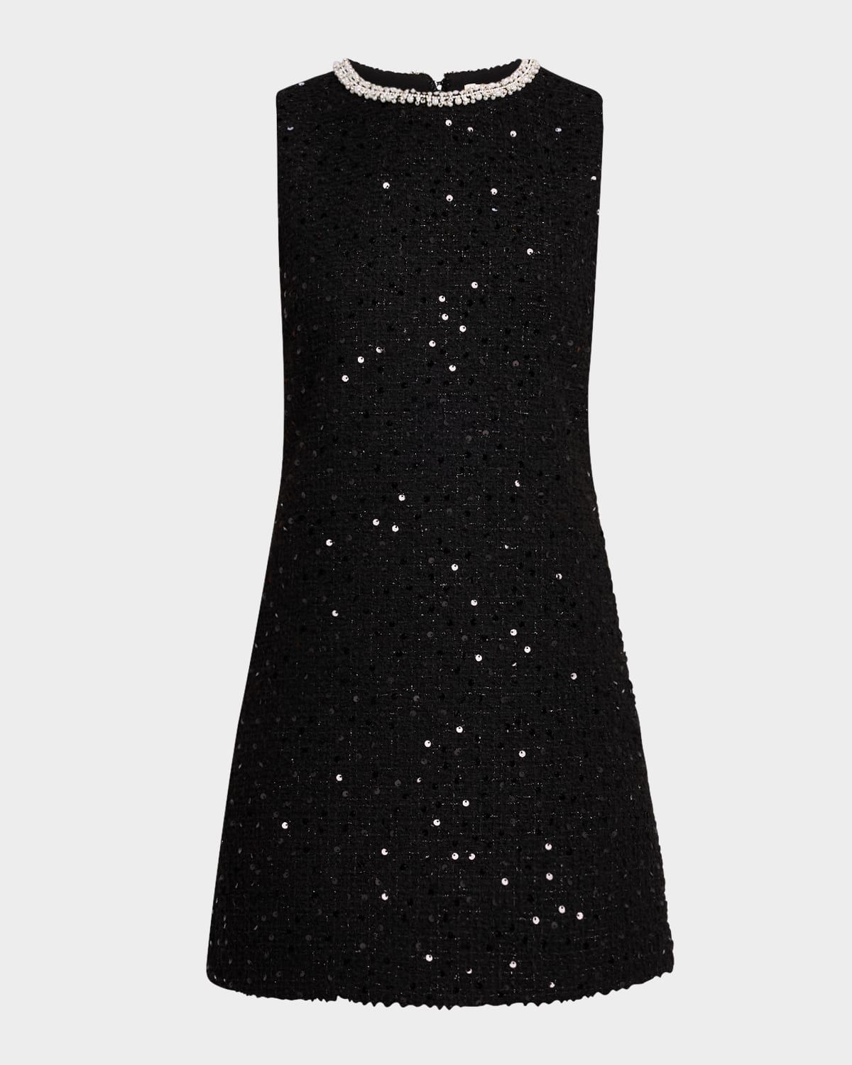 Coley Embellished Slim-Fit Mini Dress