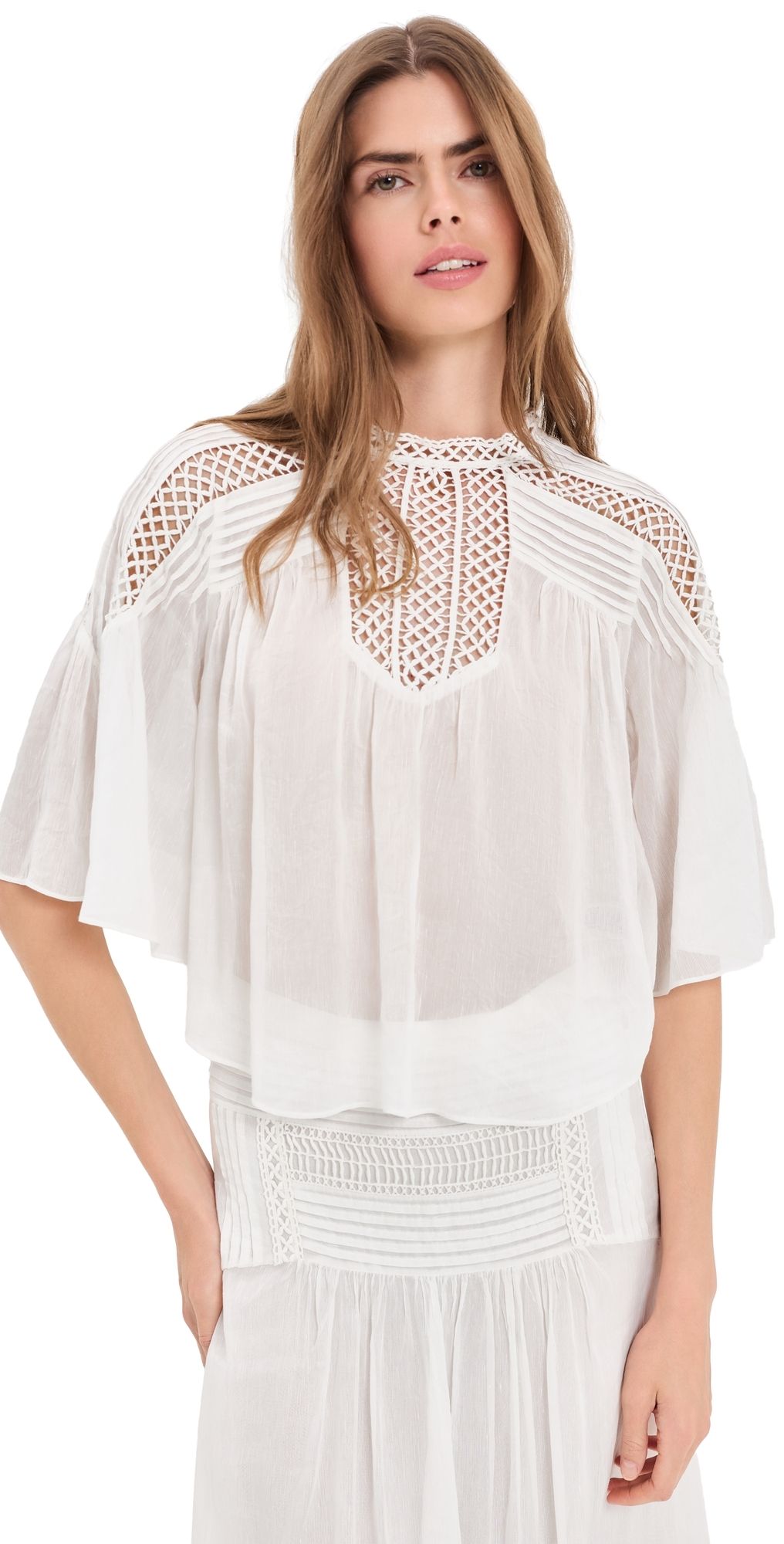 Isabel Marant Étoile Parina Top White 36