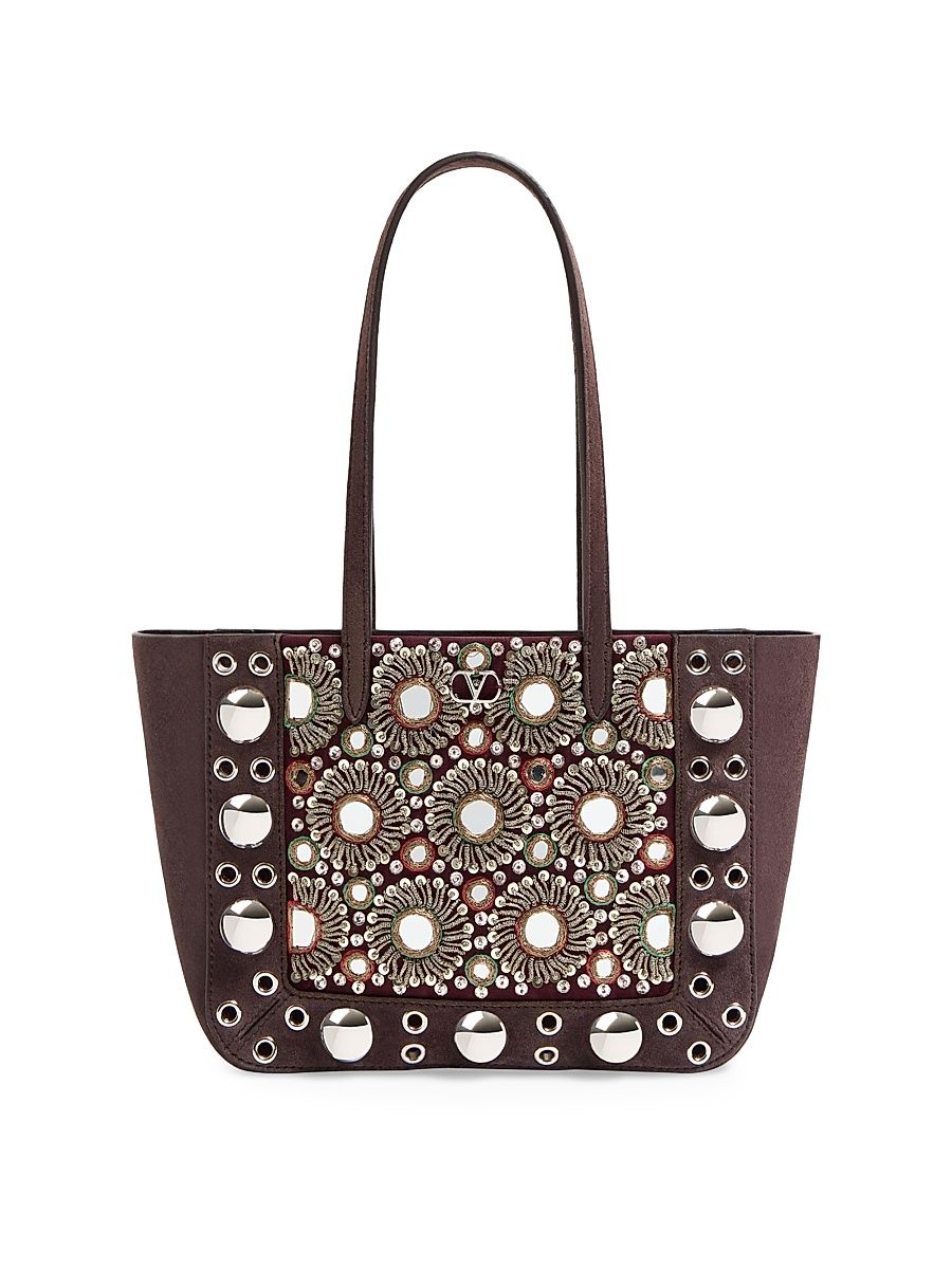 Women's Nellcôte Mini Embroidered Shopping Tote Bag