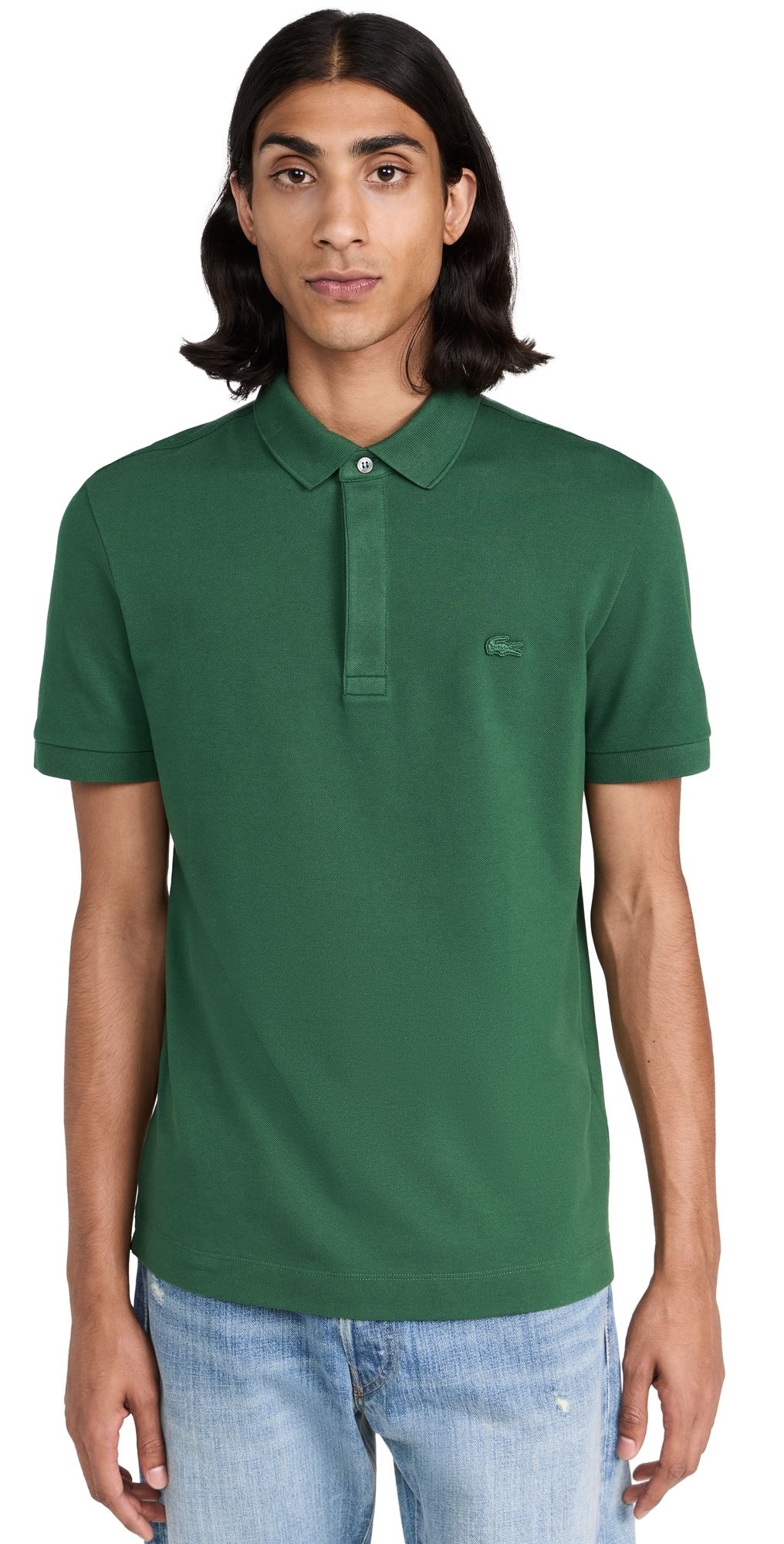 Lacoste Stretch Cotton Paris Polo Green XXL