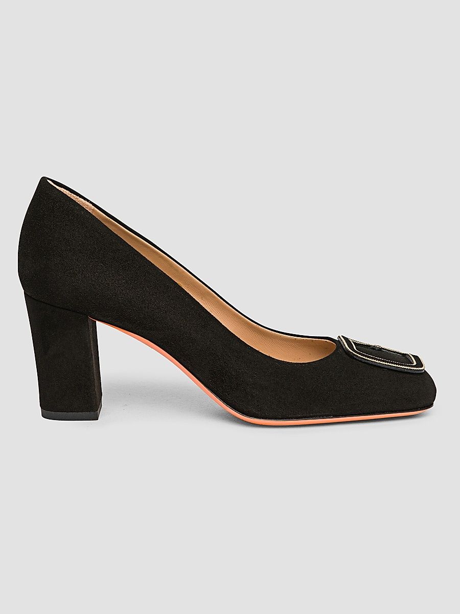 Women's Marta 70MM Suede Pumps - Black - Size 5